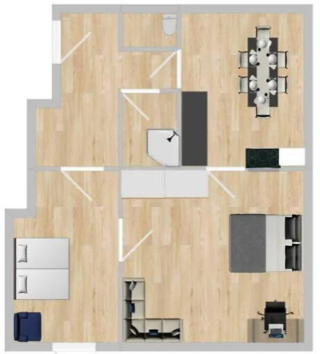 아파트 2 Bed Rooms I 82 M2 I Comfy I 160 Mbit Wifi 비엔나